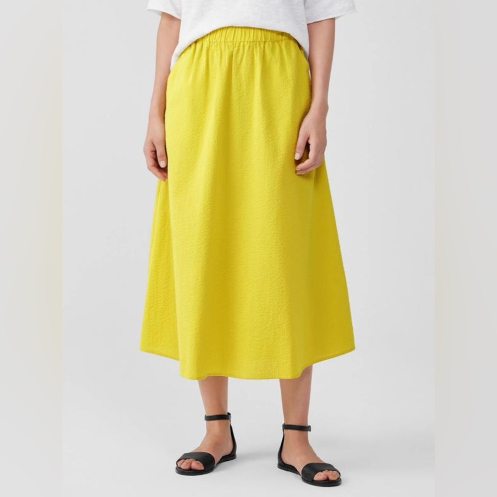 Eileen Fisher NWOT Organic Cotton Skirt Sz XL